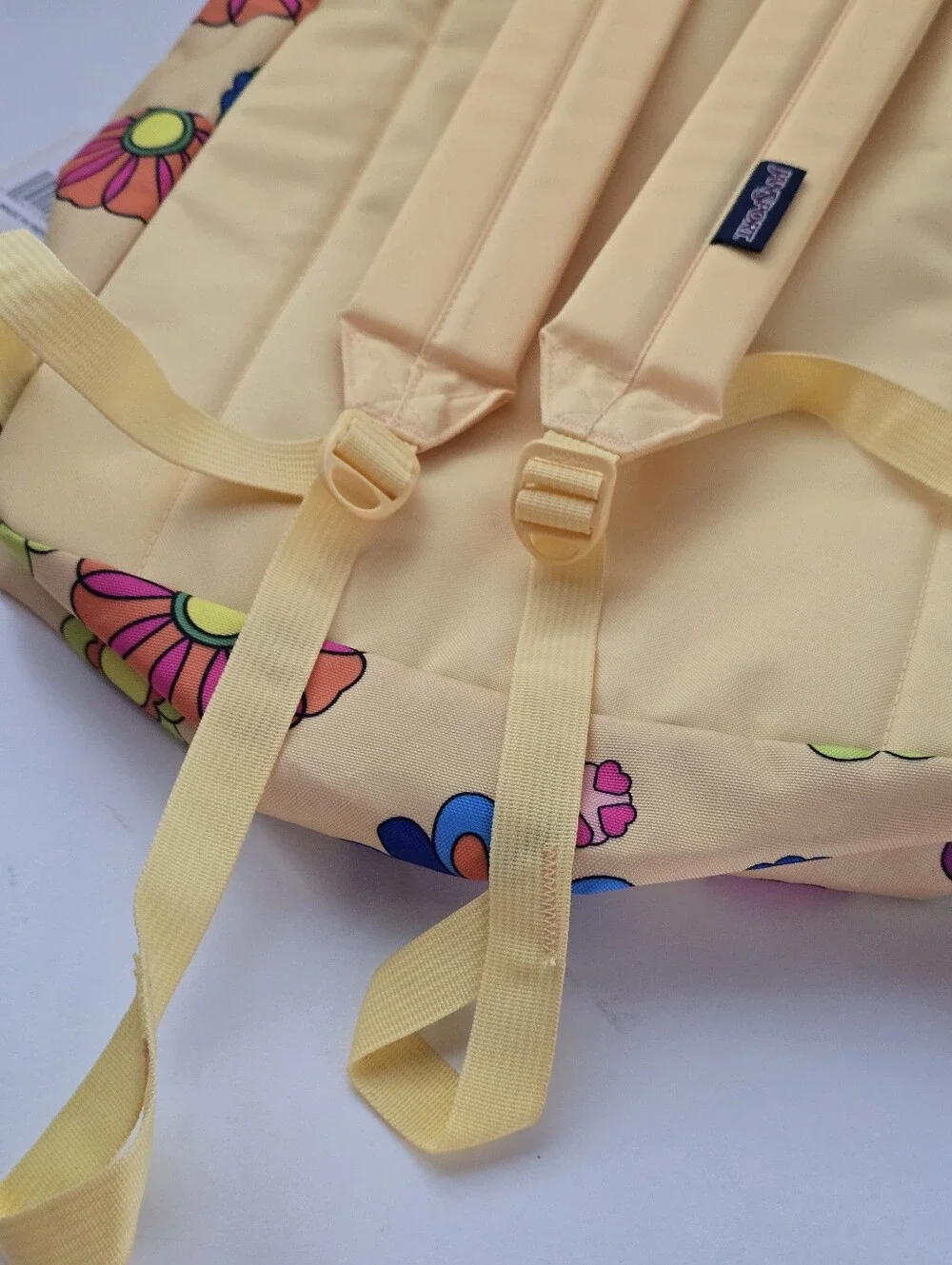 NWT JanSport Cross Town Backpack Power to the Flower Floral Retro